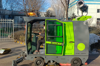 国能榆次热电引进莱特LT-G50扫地车 绿色赋能 共筑高效清洁新生态